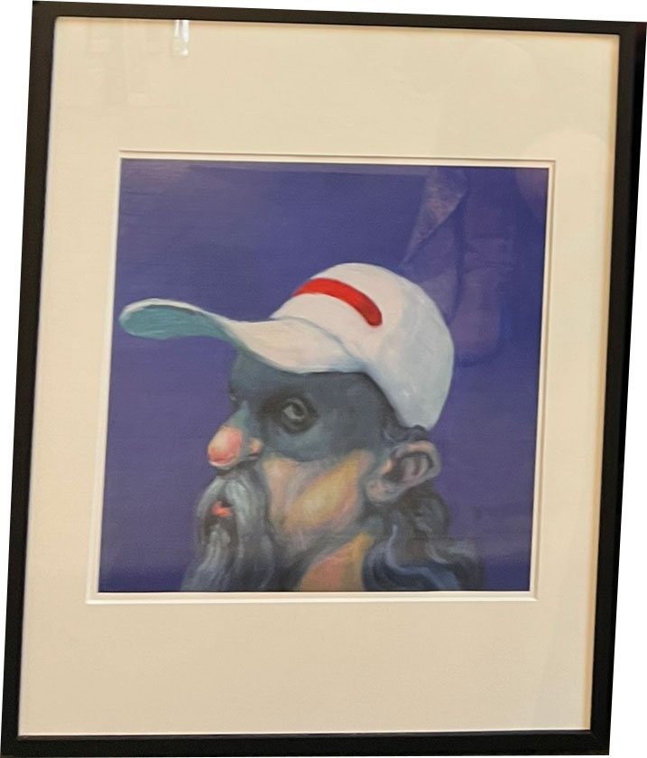 Fools - indrammet plakat af Michael Kvium 40x50cm