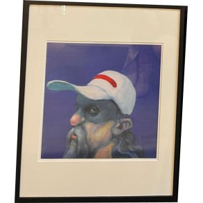 Fools - indrammet plakat af Michael Kvium 40x50cm