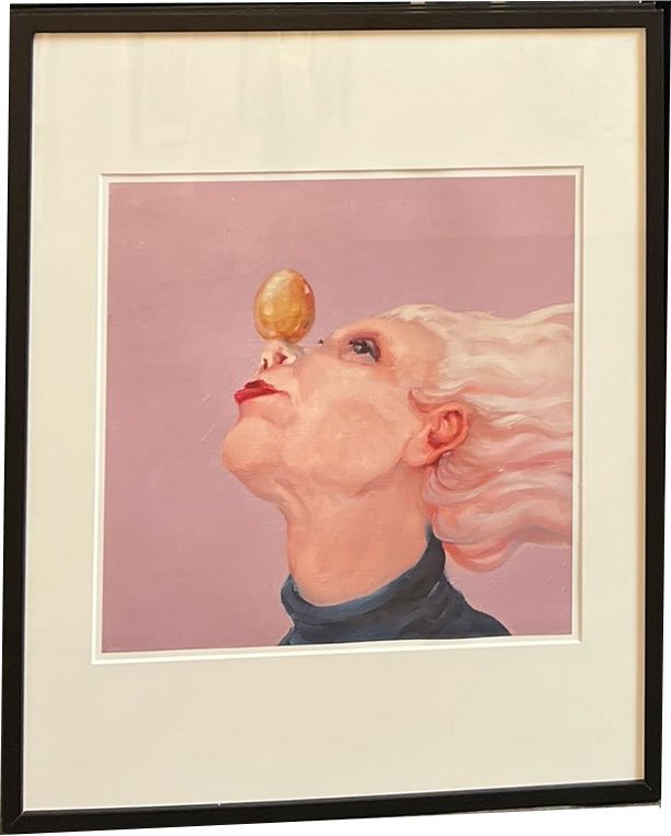 Fools - indrammet plakat af Michael Kvium 40x50cm