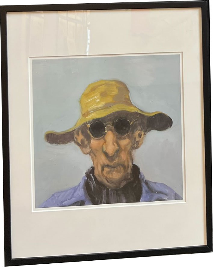 Fools - indrammet plakat af Michael Kvium 40x50cm