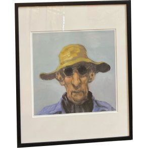 Fools - indrammet plakat af Michael Kvium 40x50cm