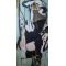 Maleri af Inge H�rup, 160x80cm Posing Woman