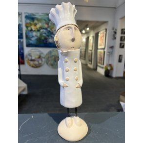 Kok, keramikskulptur af Anka Christob