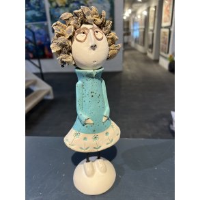 Gode Venner, keramikskulptur af Anka Christob