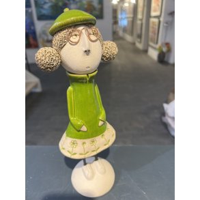 Gode Venner, keramikskulptur af Anka Christob