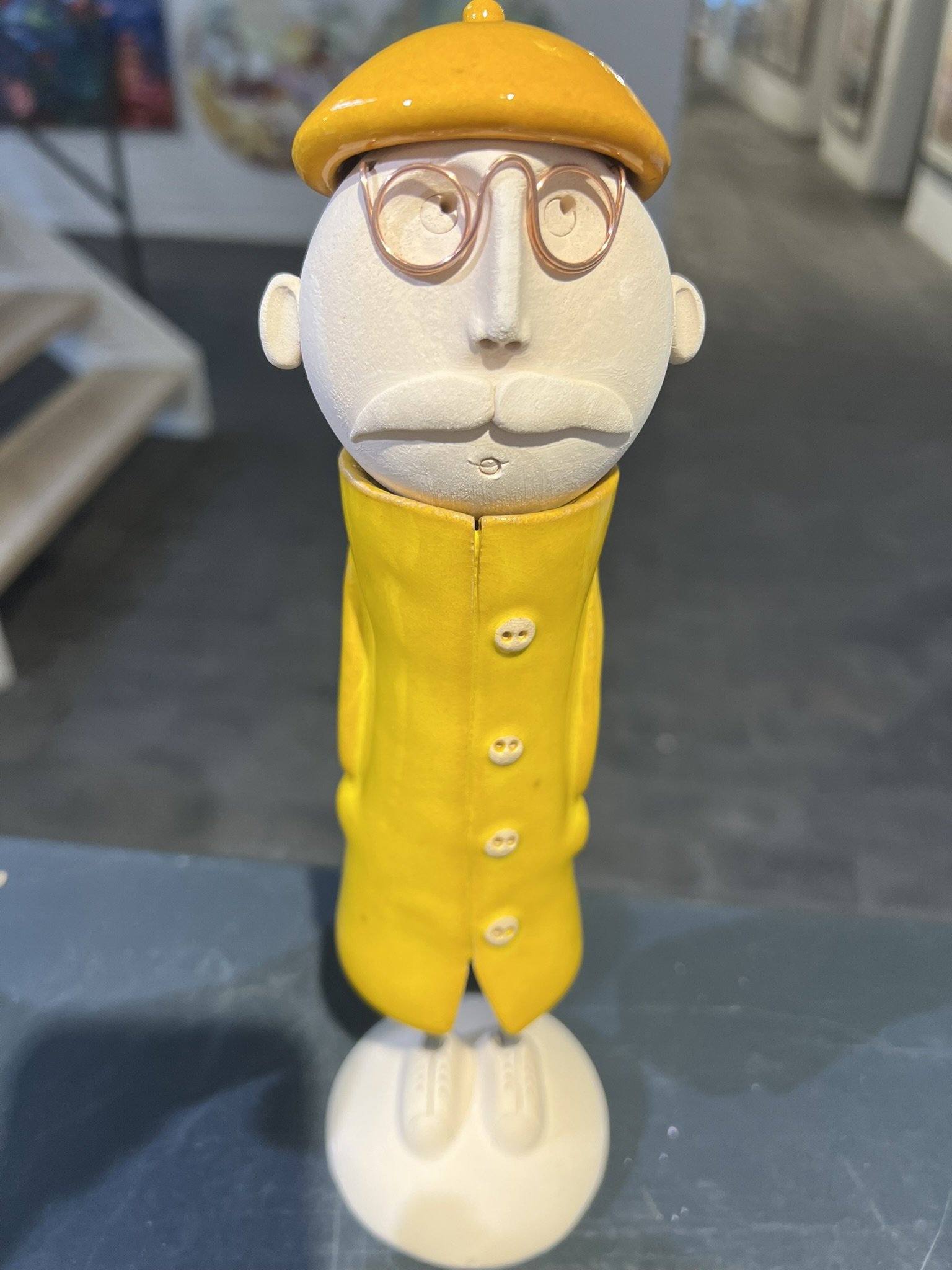 Gode Venner, keramikskulptur af Anka Christob