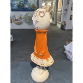 Gode Venner, keramikskulptur af Anka Christob