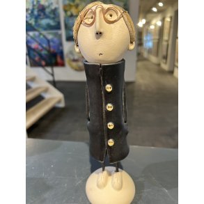 Gode Venner, keramikskulptur af Anka Christob