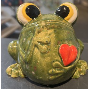 Kys Fr�en, keramik af Anka Christob