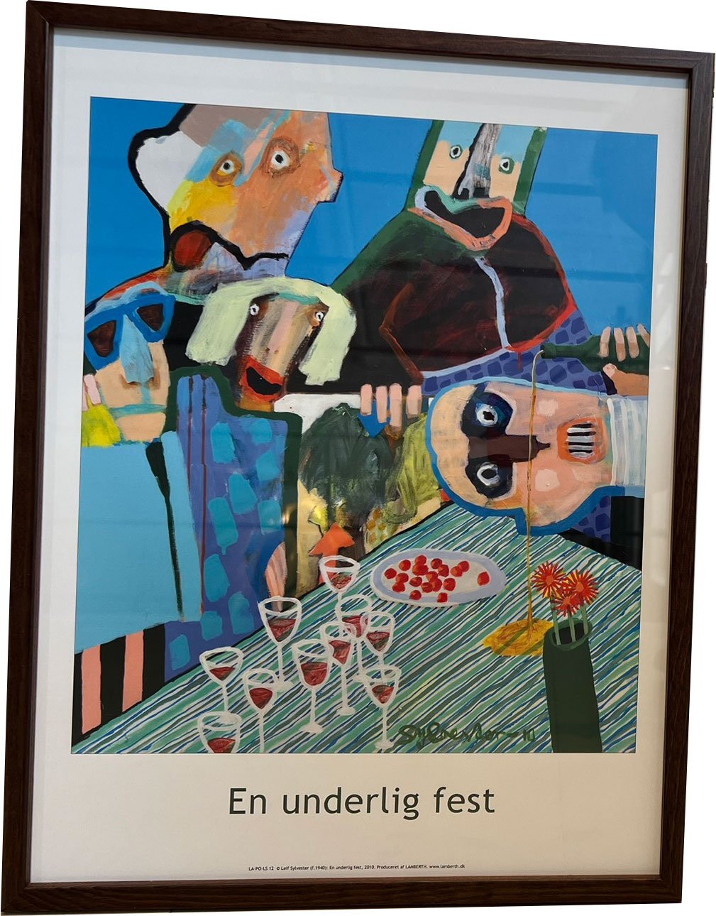 Leif Sylvester indrammet plakat 30x40cm 