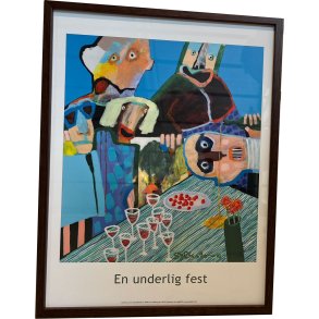 Leif Sylvester indrammet plakat 30x40cm 