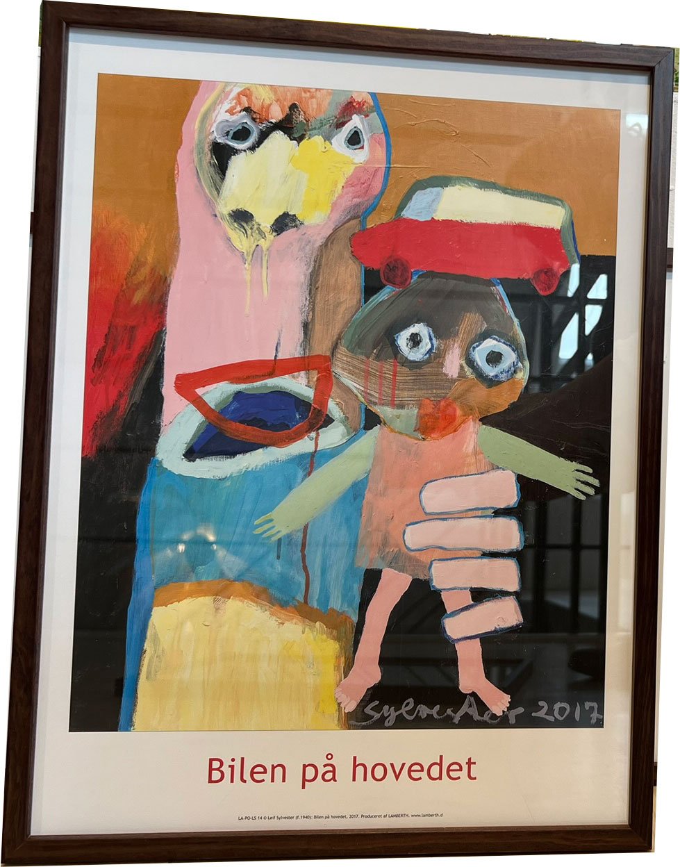 Leif Sylvester indrammet plakat 30x40cm 