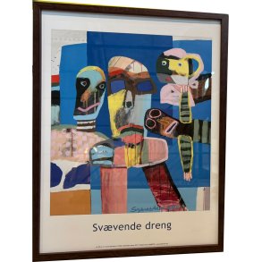 Leif Sylvester indrammet plakat 30x40cm 