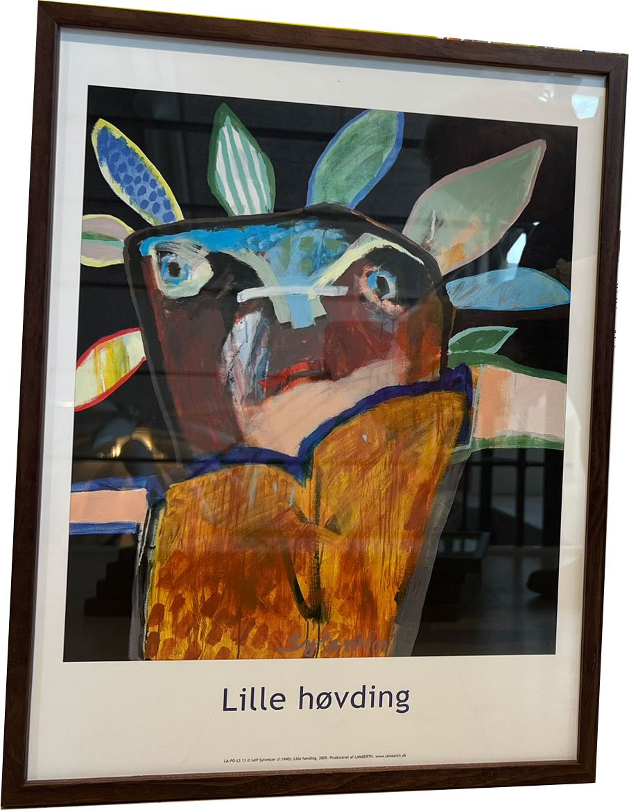 Leif Sylvester indrammet plakat 30x40cm 