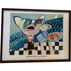 Leif Sylvester indrammet plakat 30x40cm 