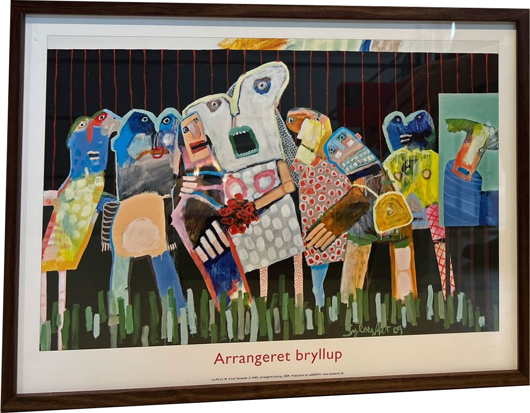 Leif Sylvester indrammet plakat 30x40cm 