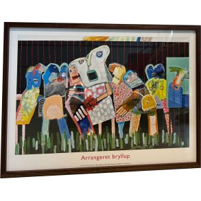 Leif Sylvester indrammet plakat 30x40cm 