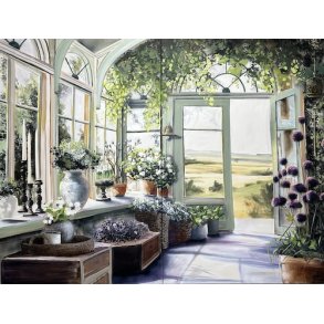 Hvor Lyset bor, 150x200cm maleri af Naja Duarte