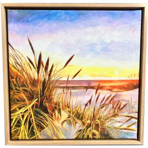 Maleri fra Skagen af Sarah H�i 40x40cm