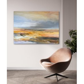 Marie Louise Eriksen 90x120 abstrakt landskab