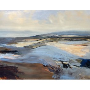 Marie Louise Eriksen 90x120 abstrakt landskab
