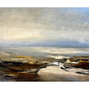 Marie Louise Eriksen 90x120 abstrakt landskab