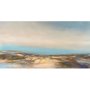 Marie Louise Eriksen 70x130 abstrakt landskab