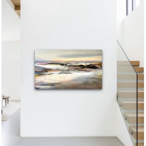 Marie Louise Eriksen 70x120 abstrakt landskab