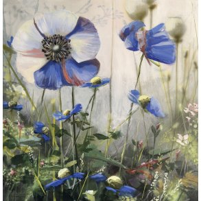 V�kster 50x50cm maleri af Naja Duarte