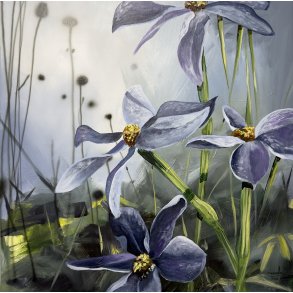 Beautiful tobacco 60x60cm maleri af Naja Duarte