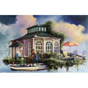 �jeblikket vokser 100x150cm maleri af Naja Duarte