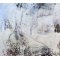 Abstrakt maleri af Rie Br�dsgaard, maleri 90x100cm