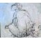 Abstrakt maleri af Rie Br�dsgaard, maleri 90x100cm