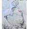 Abstrakt maleri af Rie Br�dsgaard, maleri 90x100cm