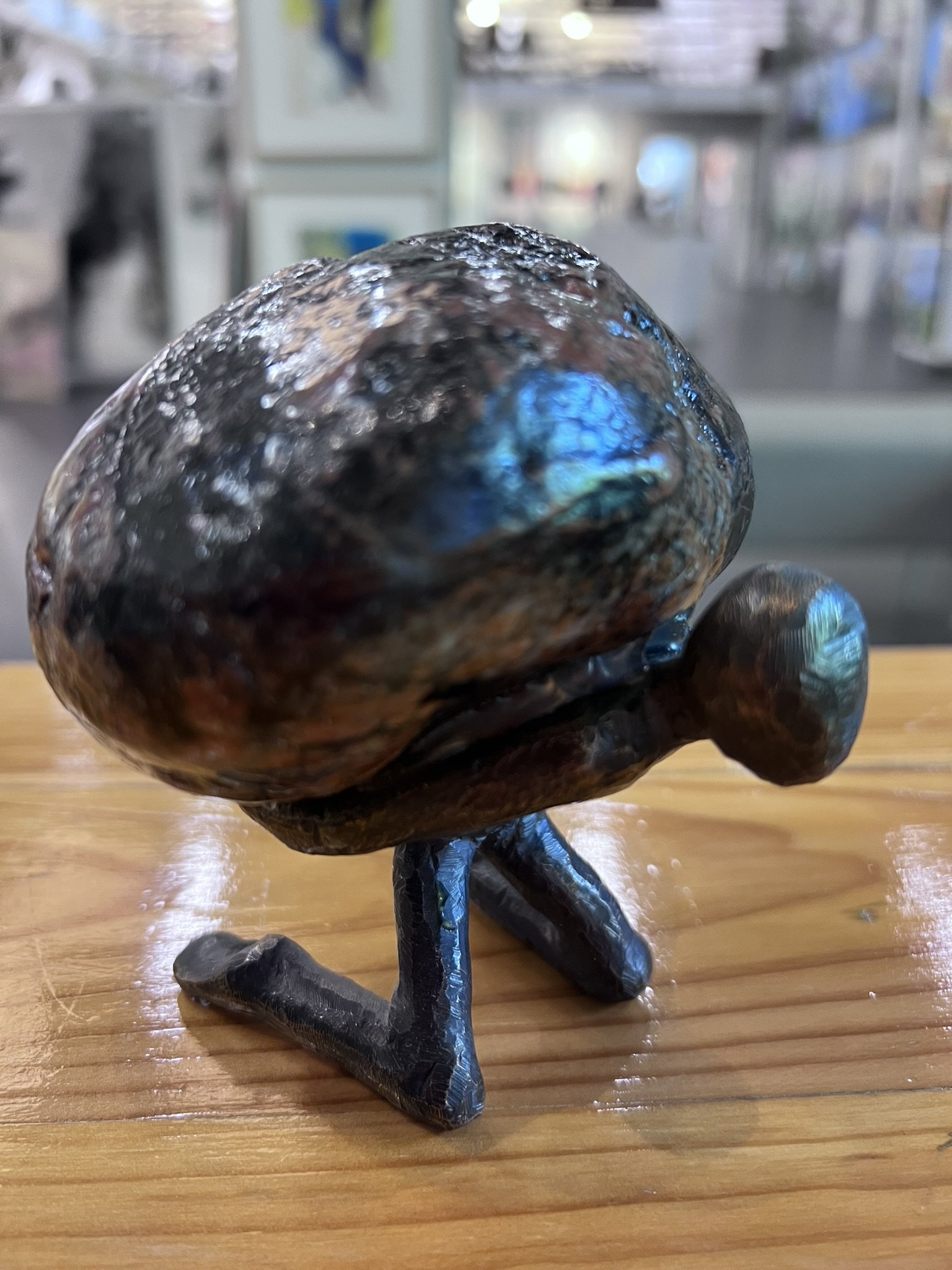 Bronceskulptur af Lisbeth Gunderse