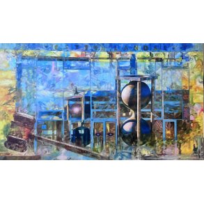Vestre Landsret, 100x170cm oliemaleri af Sarah H�i
