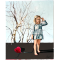 K�rlighedsbarn 2 50x60cm maleri af Birketr� af Anne Mette Harkes