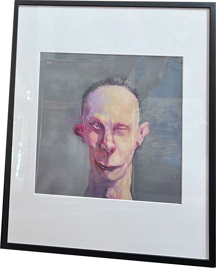 Fools - indrammet plakat af Michael Kvium 40x50cm