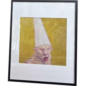 Fools - indrammet plakat af Michael Kvium 40x50cm