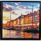Oliemaleri af Sarah H�i 50x50cm
