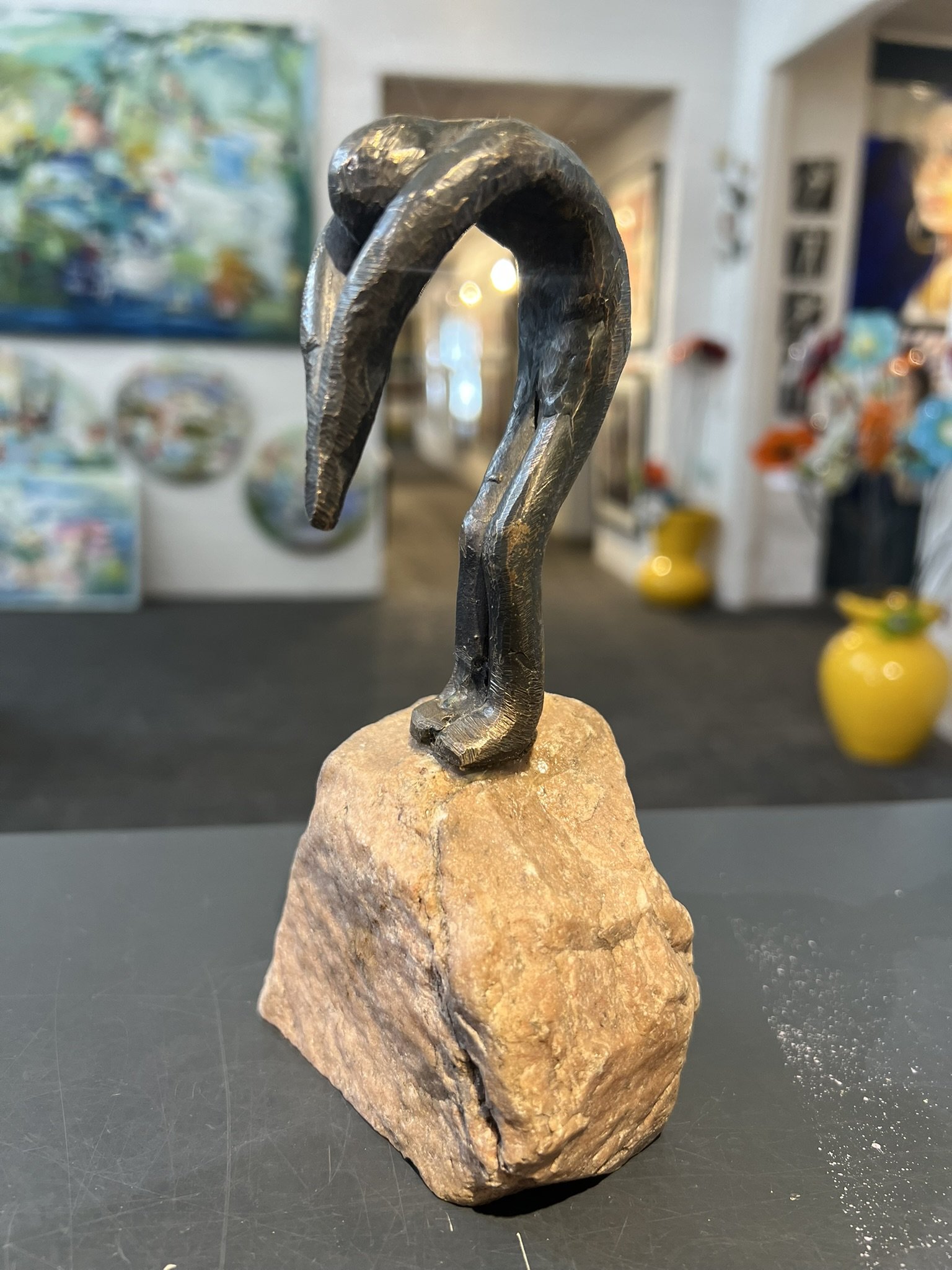 Bronceskulptur af Lisbeth Gundersen