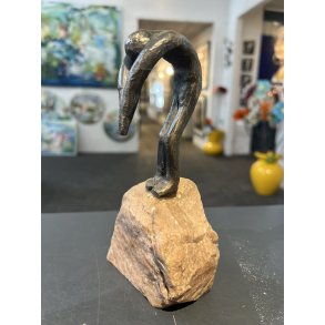 Bronceskulptur af Lisbeth Gundersen