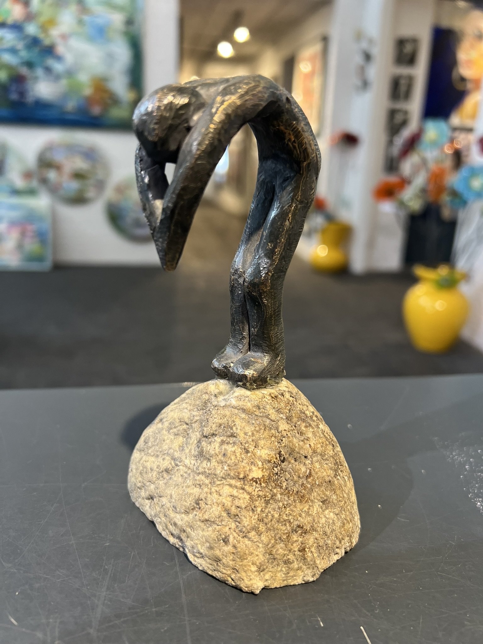 Bronceskulptur af Lisbeth Gundersen