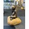 tid til at slappe af, Bronceskulptur af Lisbeth Gundersen