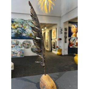 aftalen, Bronceskulptur af Lisbeth Gundersen