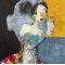 Inge Merete Gross, Waiting, 50x50cm