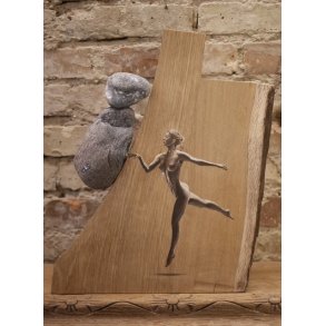 Equilibirum, 40x30cm, maleri/skulptur af David Ju�rez
