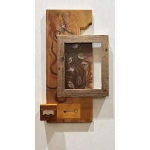 Nesting Moments in life, 60x35cm, maleri/skulptur af David Ju�rez