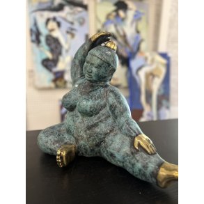 Bronzeskulptur af kvinde af Timor Antik