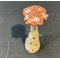 Keramik blomst, Stent�j af Christina Weldingh, h�jde 15cm